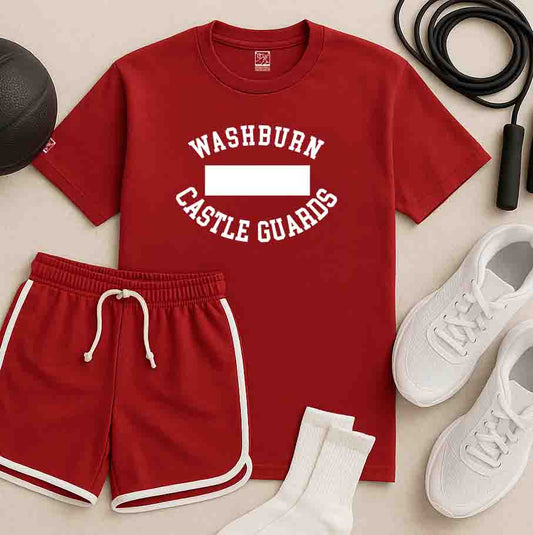 Washburn Castleguards Throwback gym t-shirt