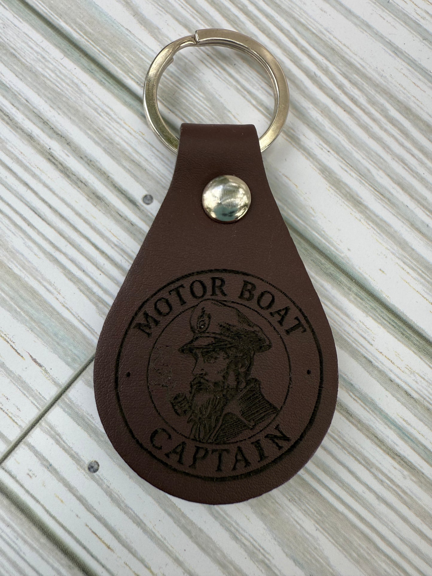 Faux Leather Keychains