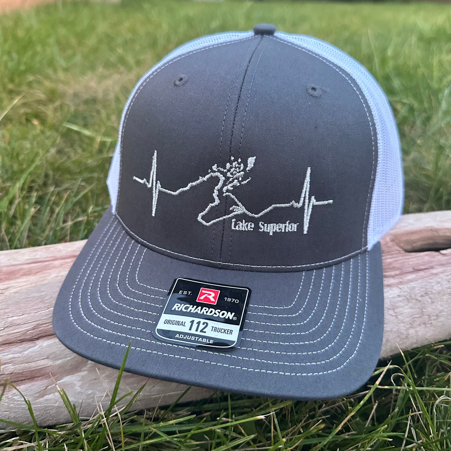 13North Lake Superior Charcoal Trucker Hat